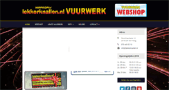 Desktop Screenshot of lekkerknallen.nl
