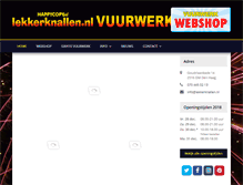 Tablet Screenshot of lekkerknallen.nl